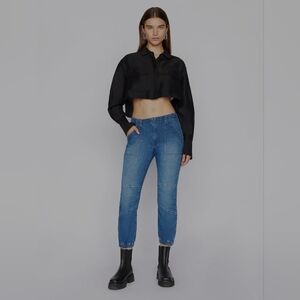 Frame stretch denim joggers
